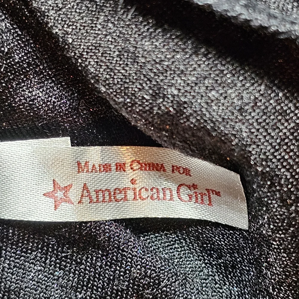 American Girl Spooky Fun Halloween Black‎ Cat Costume Dress Outfit for 18